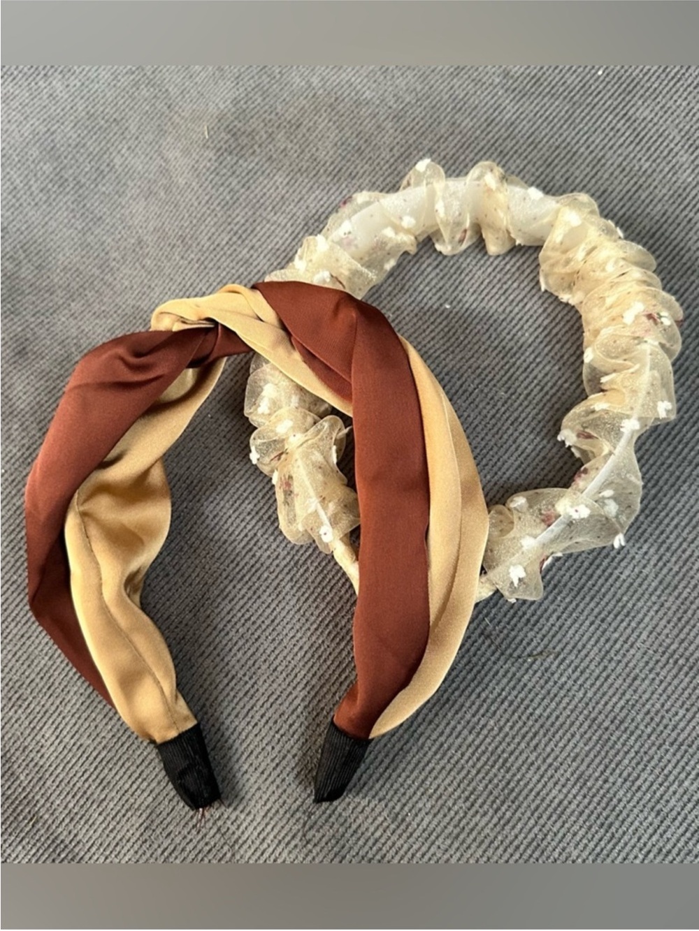 2 headbands fabric NWOT